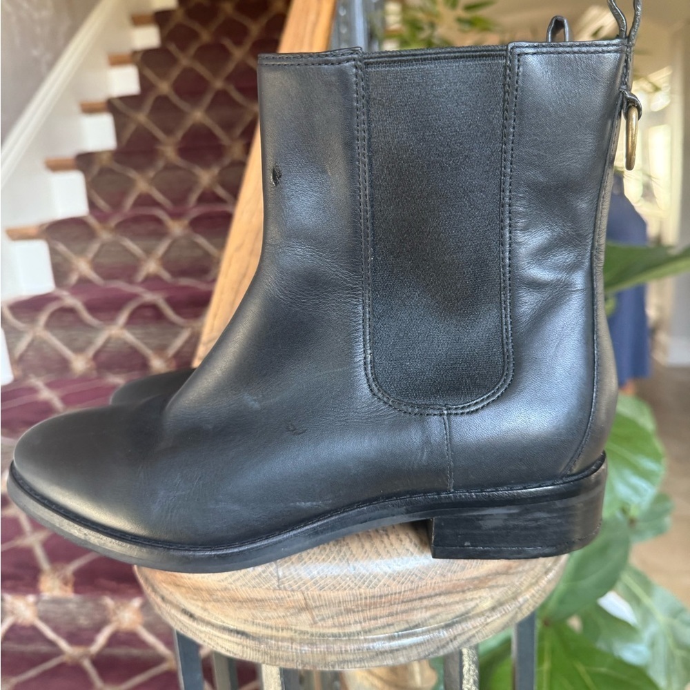 COLE HAAN ladies waterproof black booty size 8 very good condition - Picture 3 of 13